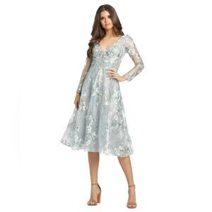 Mac Duggal 67540 Embellished V-neck Dress size 10 NWT